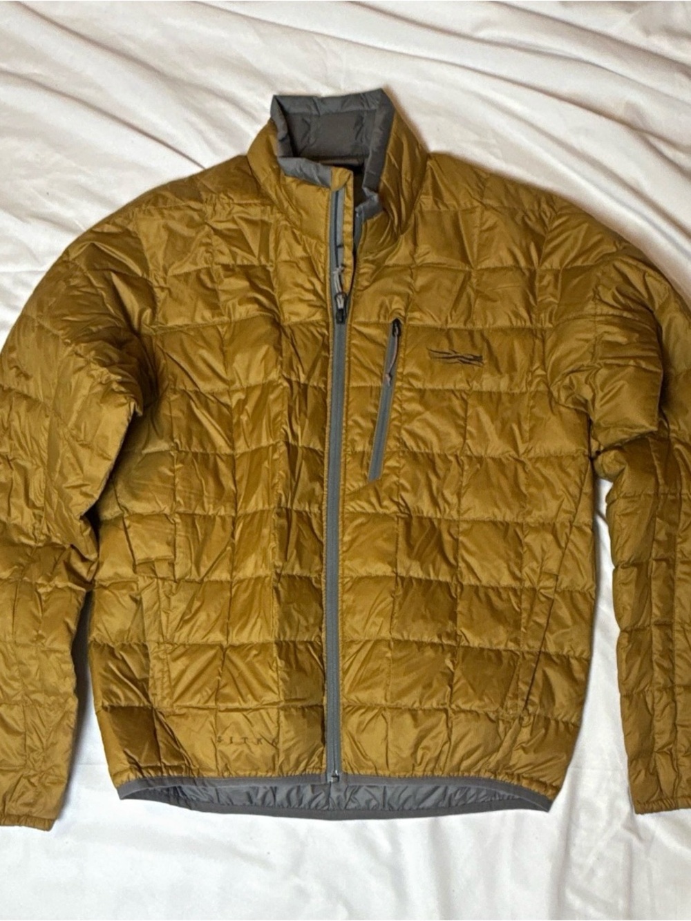 Men's Sitka Quilted Lightweight Puffer Jacket - Mustard